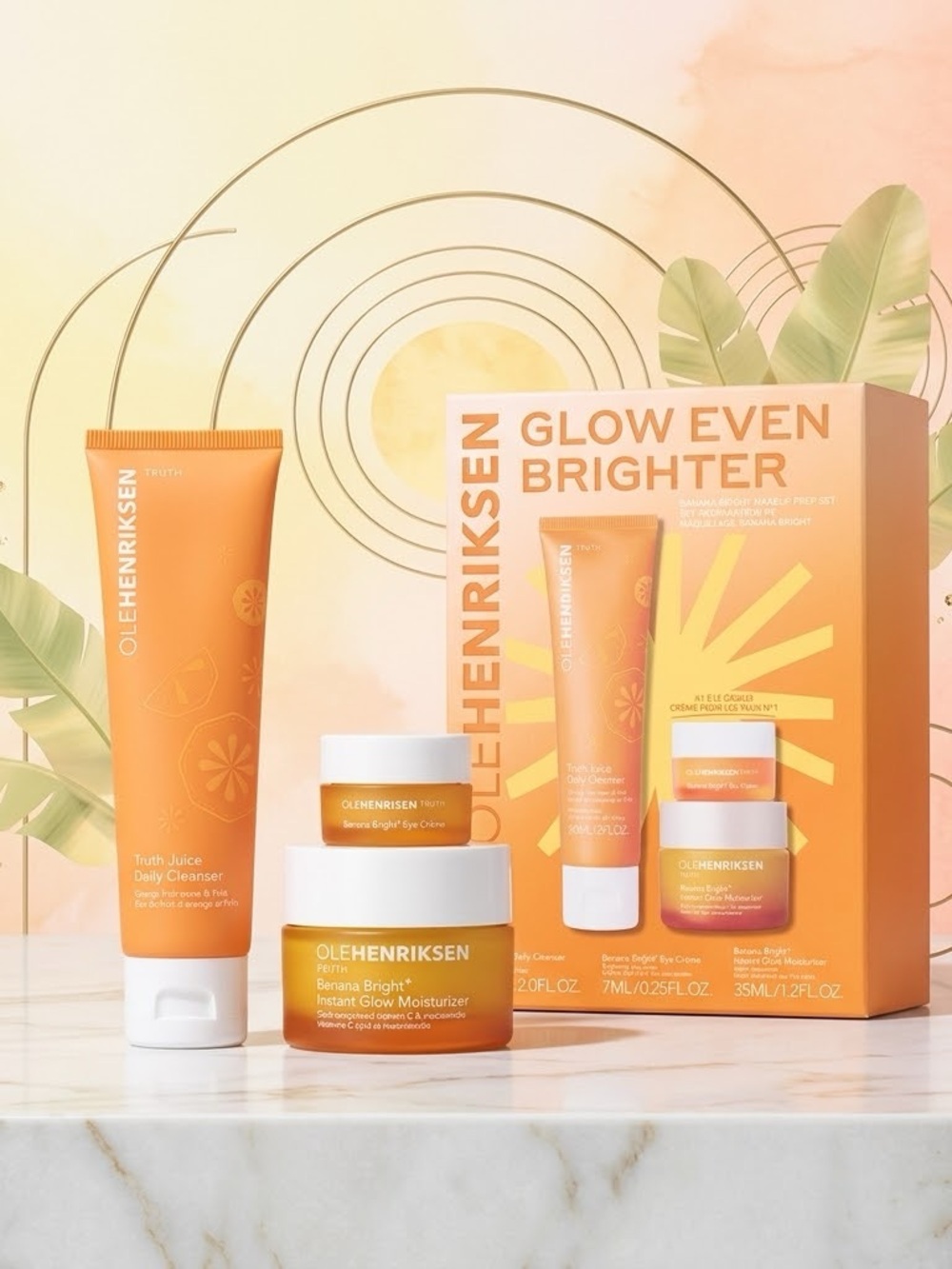✨ Ole Henriksen Glow Even Brighter Banana Bright Makeup Prep Set ✨ - Picture 3 of 9